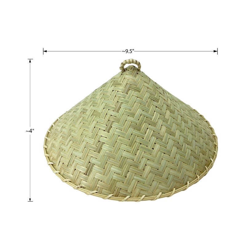 PANWA Traditional Sticky Rice Cooking Steamer Basket Wicker Lid Handcrafted Universal Fit for all Large    Wing and Round Baskets - Image 4
